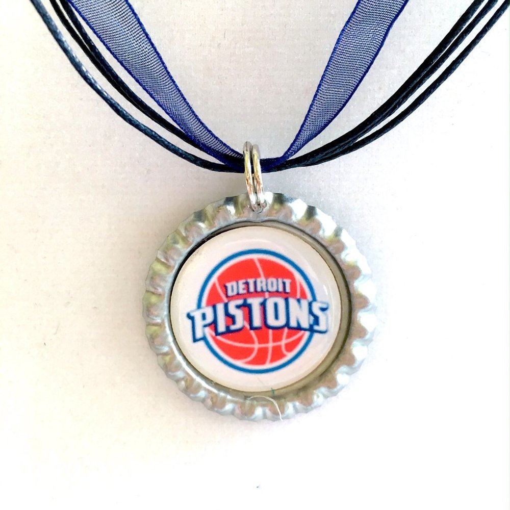 Detroit PISTONS Handmade Basketball Necklace *NEW*